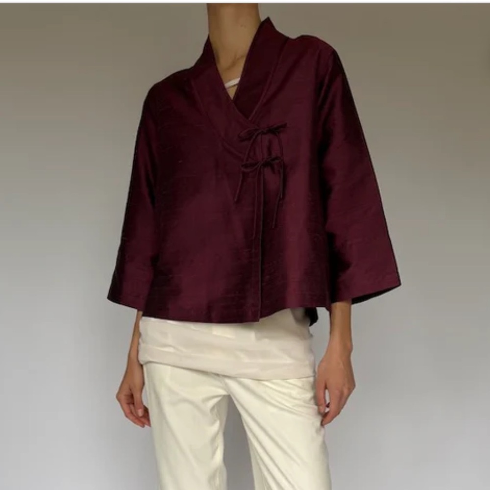 Vintage maroon kimono